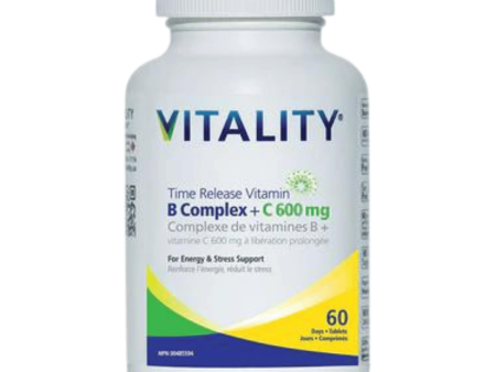 Vitality B Complex + Vitamin C - 30 Caps Online