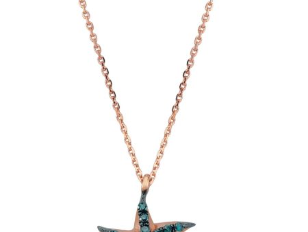 STARFISH GOLD DIAMOND NECKLACE on Sale