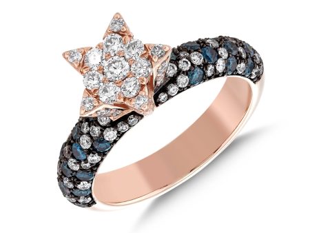 SIRIUS STAR GOLD DIAMOND RING For Discount