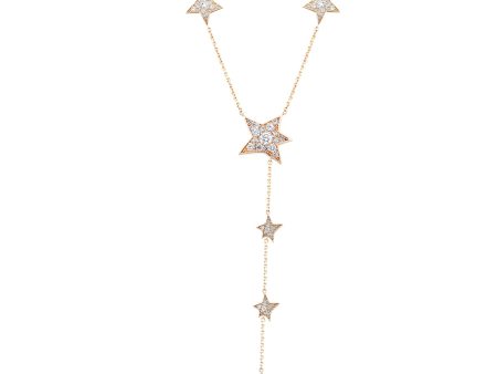 FIVE STARS FULL DIAMOND NECKLACE Online now