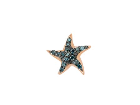 STARFISH GOLD DIAMOND EARRING Hot on Sale