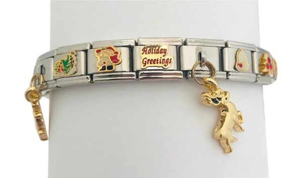 Christmas 9mm Italian Charm Bracelet Fashion