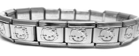 Hello Kitty Shiny 9mm Italian Charm Starter Bracelet For Cheap