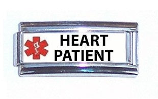 Heart Patient Super Link 9mm Italian charm Online