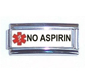 No Aspirin Super Link 9mm Italian charm Online Sale