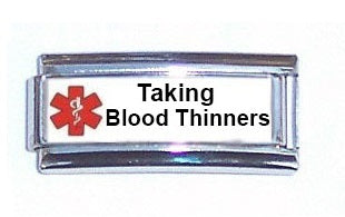 Taking Blood Thinners Super Link For 9mm Italian charm Bracelets Online now