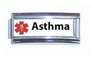 Asthma Super Link 9mm Italian charm For Cheap