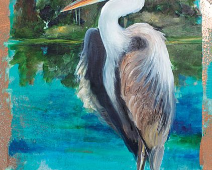 SDS339 - Marsh Heron - 12x18 on Sale